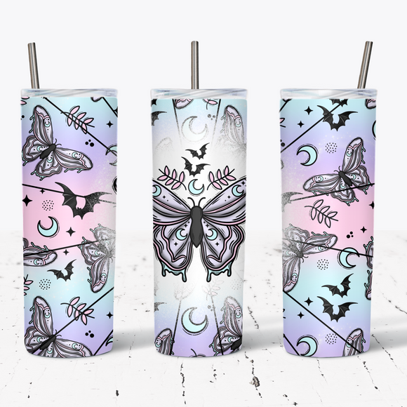 Mystical butterfly tumbler