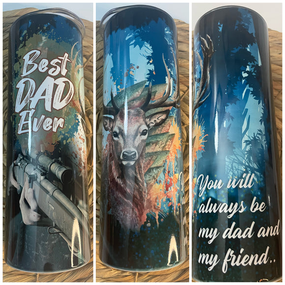 Best dad ever hunting tumbler